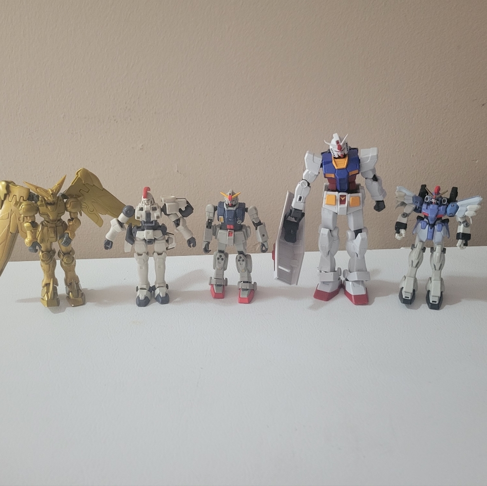 Gundam Anime Action Figures Set of 6